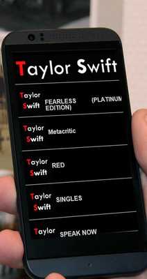 Emulate Android APK Lyrics Taylor Swift