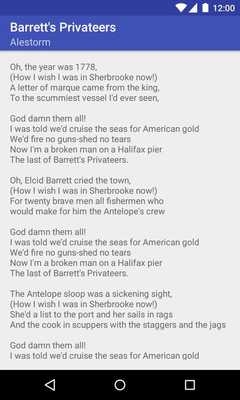 Emulate Android APK Lyrics Viewer