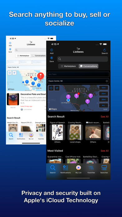 Emulate iPhone app Lystit - Buy, sell, social using MyAndroid