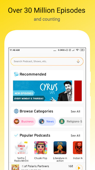 Run android online APK lystn: Podcast  Radio Player from MyAndroid or emulate lystn: Podcast  Radio Player using MyAndroid
