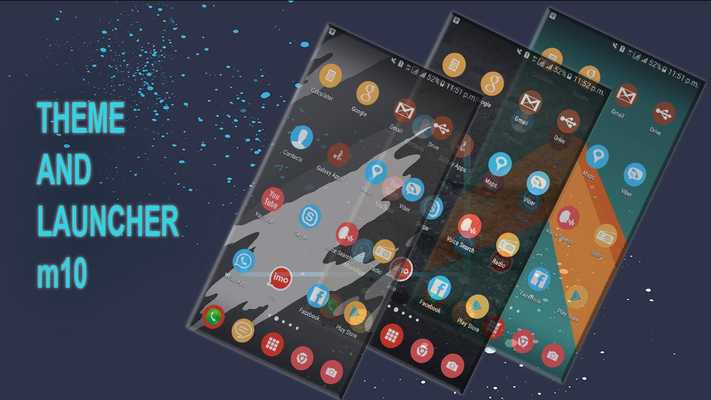 Emulate Android APK m10 Theme  Launcher