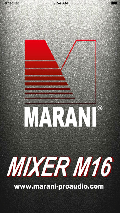 Emulate iPhone app M16 Digital Mixer using MyAndroid
