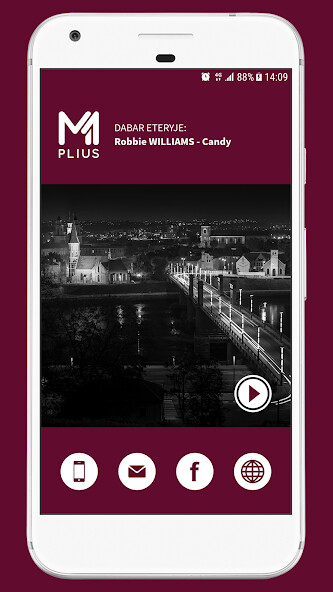 Emulate iPhone app M-1 Plius using MyAndroid Emulate iPhone app M-1 Plius using MyAndroid