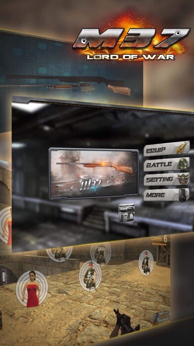 Emulate iPhone app M37 Shotgun Simulate Builder and Shooting Game for Free by ROFLPlay using MyAndroid