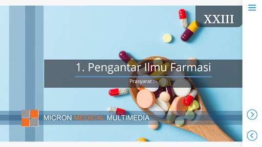 Run android online APK M3 Kefarmasian : Pengantar Ilmu Farmasi from MyAndroid or emulate M3 Kefarmasian : Pengantar Ilmu Farmasi using MyAndroid