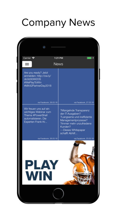 Emulate iPhone app M42Mobile using MyAndroid