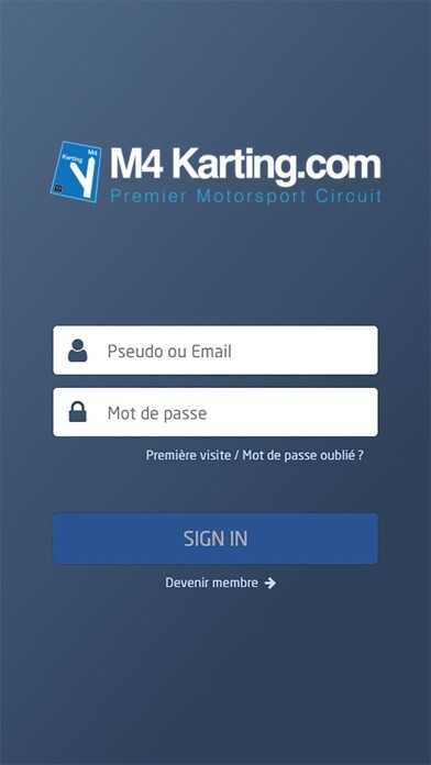 Emulate iPhone app M4 Karting using MyAndroid