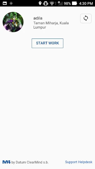 Run android online APK M4 Service App from MyAndroid or emulate M4 Service App using MyAndroid
