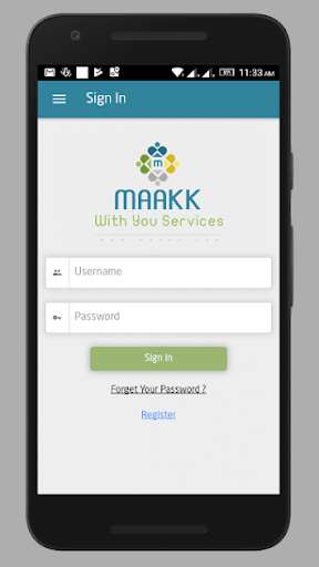 Run android online APK Maakk for services from MyAndroid or emulate Maakk for services using MyAndroid