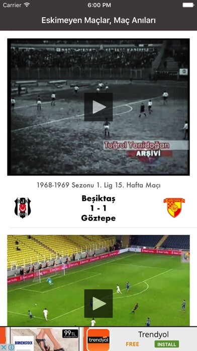 Emulate iPhone app Maç An?lar?, Eskimeyen Maçlar using MyAndroid Emulate iPhone app Maç An?lar?, Eskimeyen Maçlar using MyAndroid