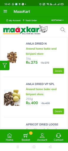Run android online APK Maaxkart: Local Store, Food & Grocery Delivery App from MyAndroid or emulate Maaxkart: Local Store, Food & Grocery Delivery App using MyAndroid