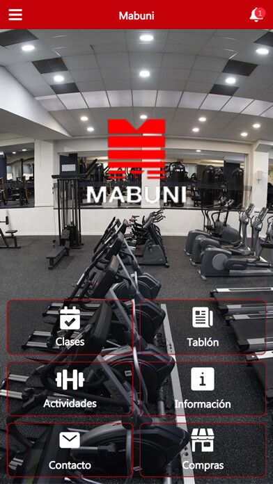 Emulate iPhone app Mabuni Fitness Center using MyAndroid