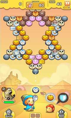Emulate Android APK Macaron Bubble Shooter : Cute Pop Friends