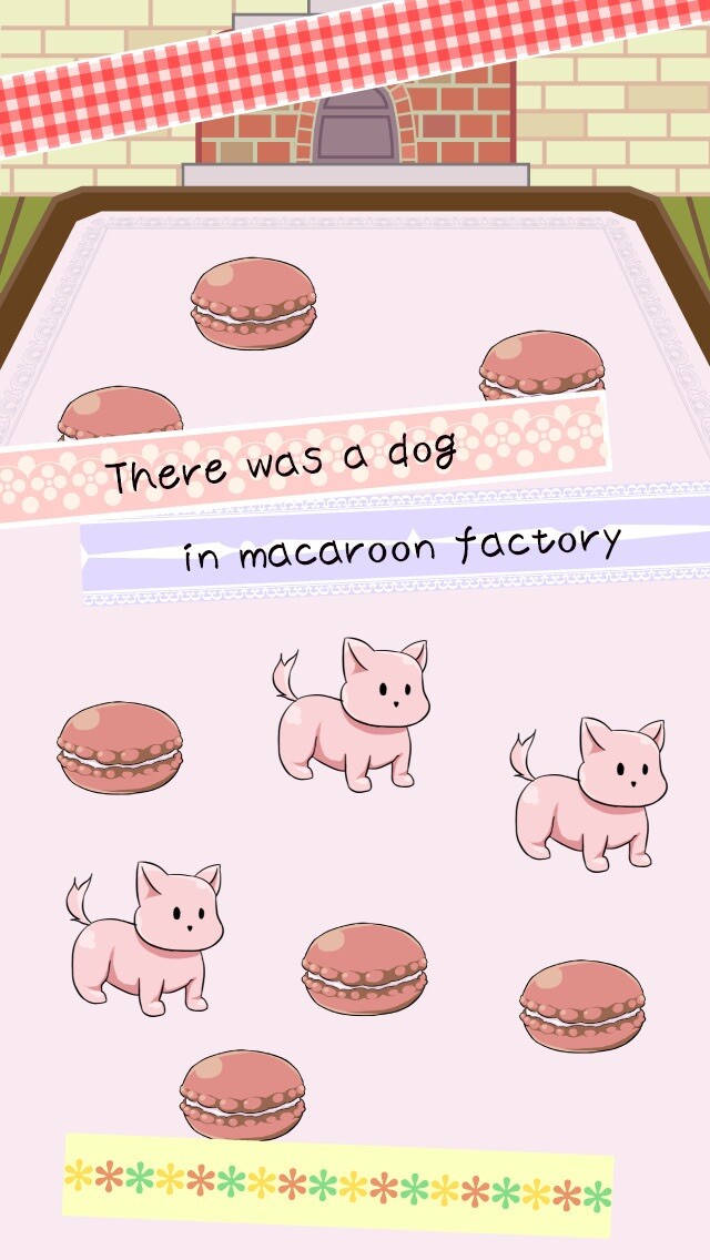 Emulate iPhone app Macaron Dog using MyAndroid