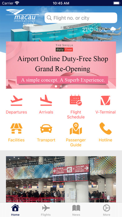 Emulate iPhone app Macau Airport using MyAndroid Emulate iPhone app Macau Airport using MyAndroid