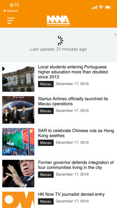Emulate iPhone app Macau Business News using MyAndroid Emulate iPhone app Macau Business News using MyAndroid