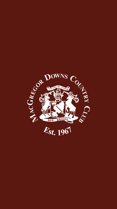 Emulate iPhone app MacGregor Downs Country Club using MyAndroid