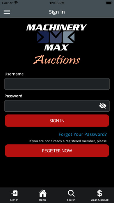 Emulate iPhone app MachineryMax using MyAndroid