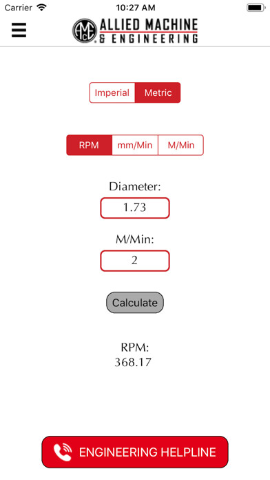 Emulate iPhone app Machinist Tool using MyAndroid