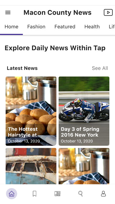 Emulate iPhone app Macon County News using MyAndroid Emulate iPhone app Macon County News using MyAndroid