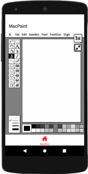 Run android online APK MacPaint from MyAndroid or emulate MacPaint using MyAndroid Run android online APK MacPaint from MyAndroid or emulate MacPaint using MyAndroid