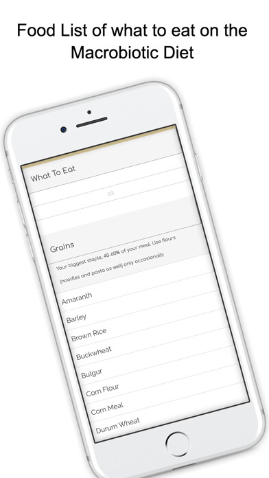 Emulate iPhone app Macrobiotic Diet Guide using MyAndroid Emulate iPhone app Macrobiotic Diet Guide using MyAndroid