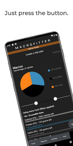Run android online APK Macrofitter: Diet Planner from MyAndroid or emulate Macrofitter: Diet Planner using MyAndroid