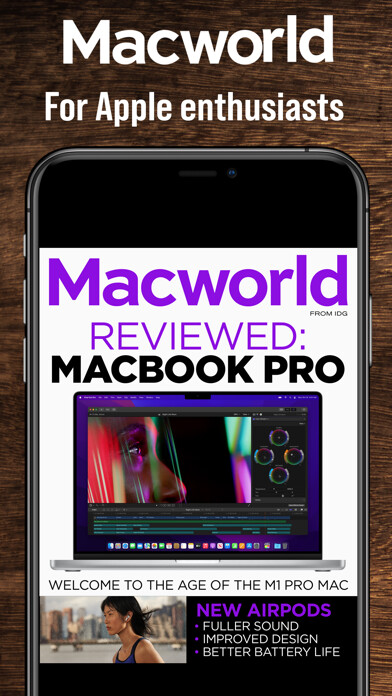 Emulate iPhone app Macworld UK Magazine using MyAndroid