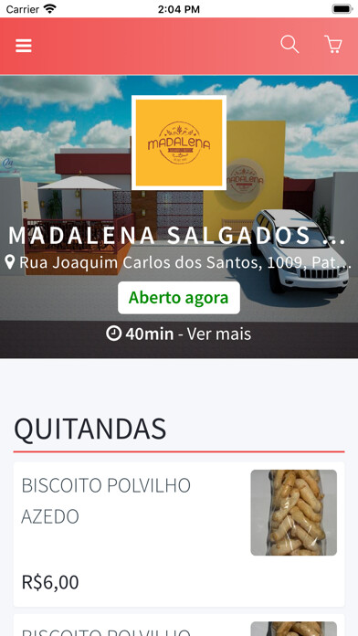 Emulate iPhone app Madalena Salgados e Buffet using MyAndroid Emulate iPhone app Madalena Salgados e Buffet using MyAndroid