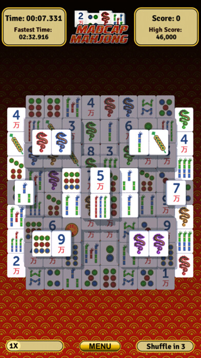 Emulate iPhone app Madcap Mahjong using MyAndroid