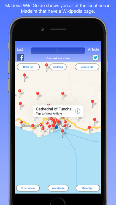 Emulate iPhone app Madeira Wiki Guide using MyAndroid