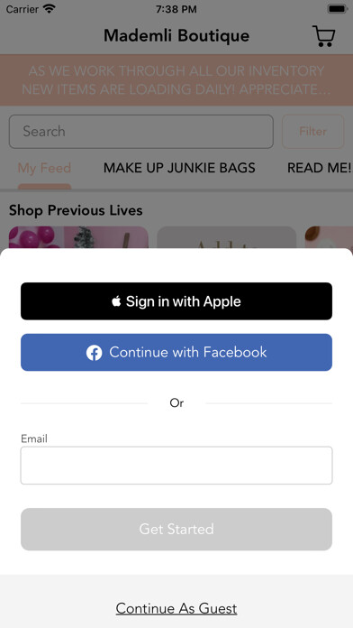 Emulate iPhone app Mademli Boutique using MyAndroid Emulate iPhone app Mademli Boutique using MyAndroid