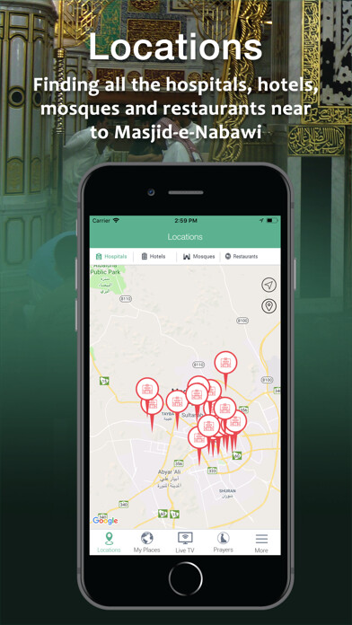 Emulate iPhone app Madina Traveller Map & Minder using MyAndroid Emulate iPhone app Madina Traveller Map & Minder using MyAndroid