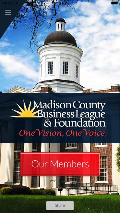 Emulate iPhone app Madison County Business League using MyAndroid Emulate iPhone app Madison County Business League using MyAndroid