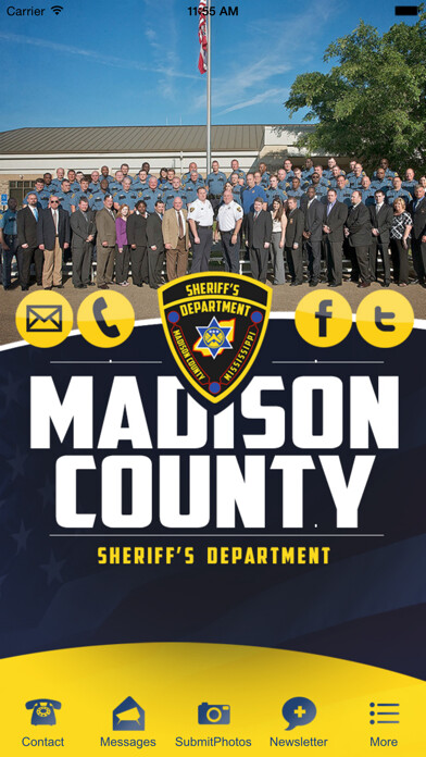 Emulate iPhone app Madison County Sheriff Dept. using MyAndroid