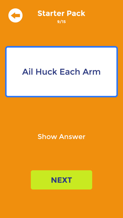 Emulate iPhone app Mad Phrases - Group Party Game using MyAndroid
