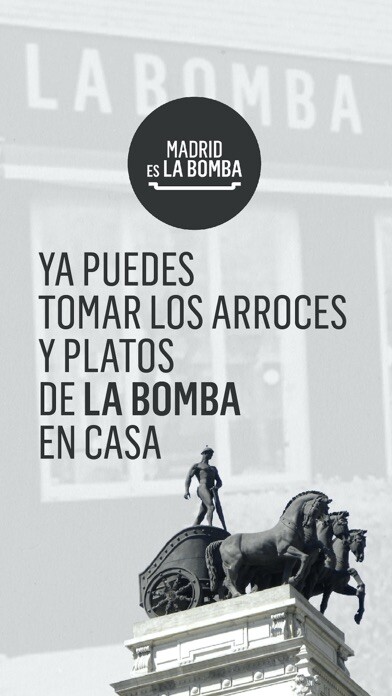 Emulate iPhone app Madrid es la Bomba using MyAndroid