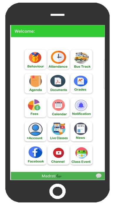 Emulate iPhone app Madrsti plus using MyAndroid
