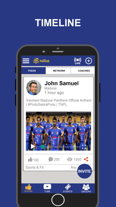 Emulate iPhone app Madurai Panthers using MyAndroid Emulate iPhone app Madurai Panthers using MyAndroid