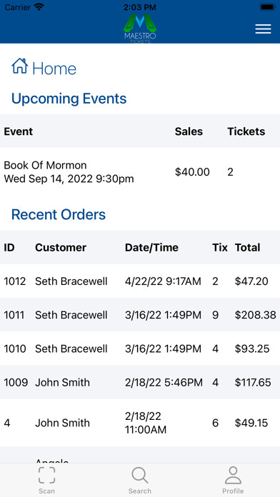Emulate iPhone app Maestro Tickets Manager using MyAndroid Emulate iPhone app Maestro Tickets Manager using MyAndroid