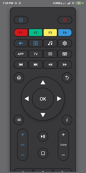 Run android online APK Mag250 IR remote control from MyAndroid or emulate Mag250 IR remote control using MyAndroid