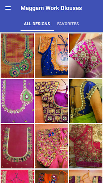 Run android online APK Maggam Work Blouse Designs from MyAndroid or emulate Maggam Work Blouse Designs using MyAndroid