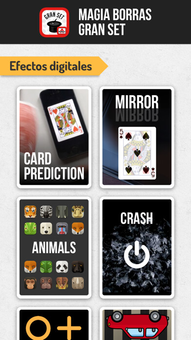 Emulate iPhone app Magia Borras Gran Set using MyAndroid