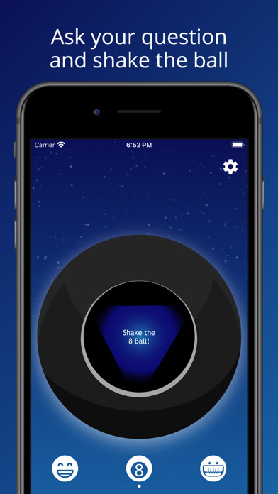 Emulate iPhone app Magic 8 Ball: Question Game using MyAndroid Emulate iPhone app Magic 8 Ball: Question Game using MyAndroid