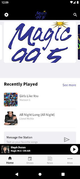 Emulate iPhone app Magic 99.5 FM using MyAndroid Emulate iPhone app Magic 99.5 FM using MyAndroid