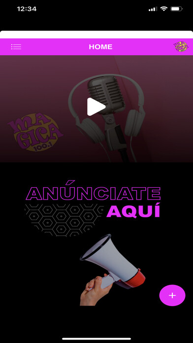Emulate iPhone app MAGICA 100.1 using MyAndroid