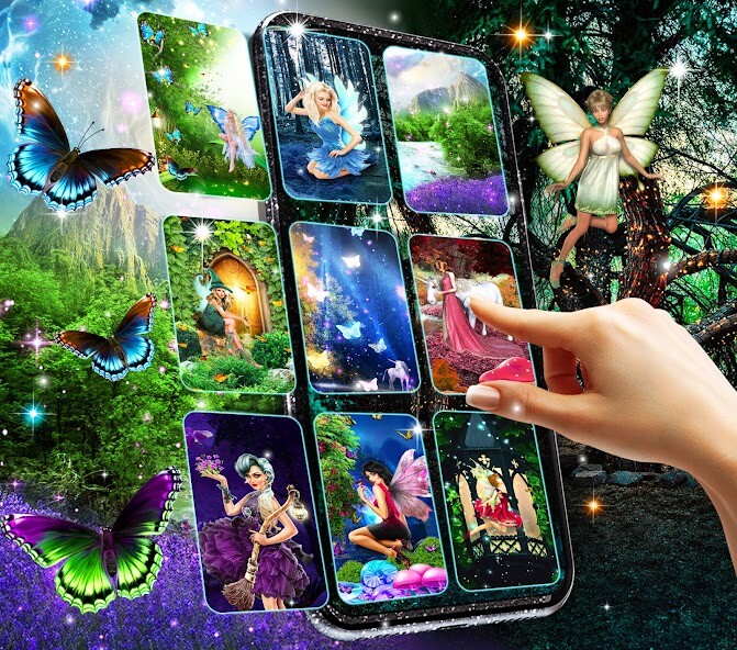 Emulate Android APK Magical Forest Live Wallpaper