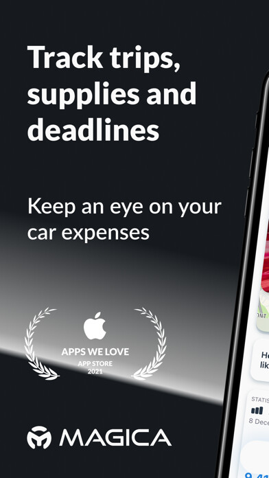 Emulate iPhone app Magica: Mileage Tracker using MyAndroid