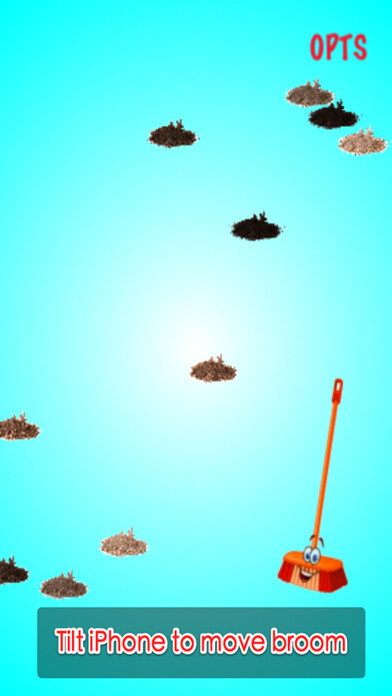Emulate iPhone app Magic Broom - Tilt To Clean using MyAndroid