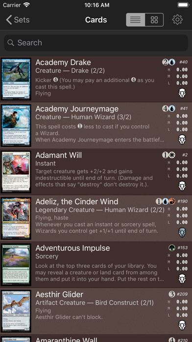 Emulate iPhone app Magic card database (MTG) using MyAndroid Emulate iPhone app Magic card database (MTG) using MyAndroid